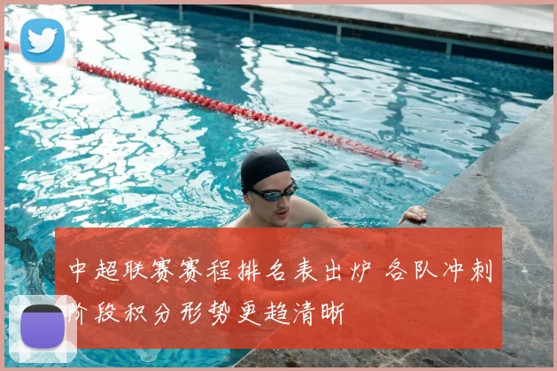 中超联赛赛程排名表出炉 各队冲刺阶段积分形势更趋清晰